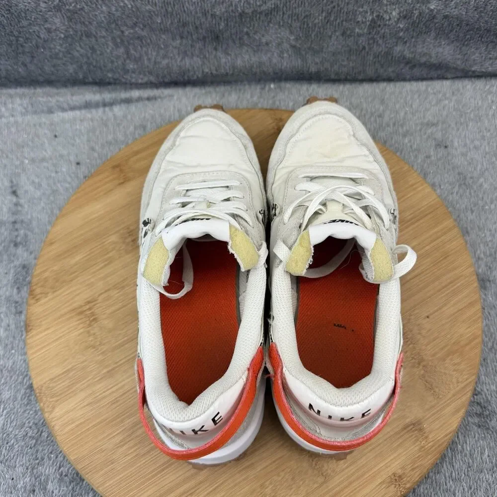 Nike Shoes Womens Size 7 White Suede Animal Print Orange Sneakers DZ5201-100